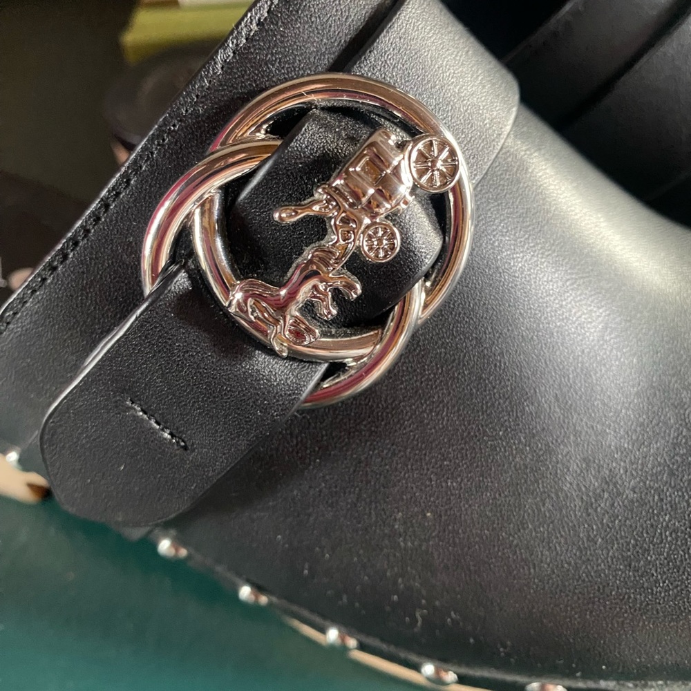 Beautiful BRAND NEW Coach Clogs - Picture 3 of 5